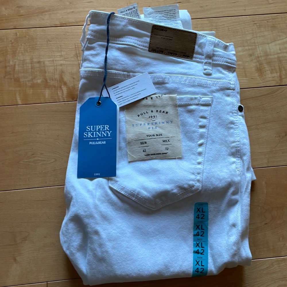 Pull&bear super skinny fit W 32white pant